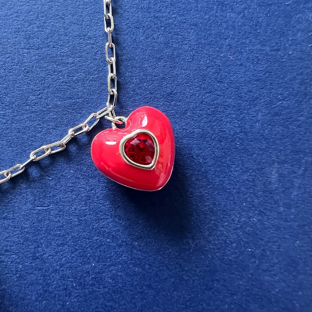 Swarovski Multi Charm Bracelet w Rubber Duck Heart Star Beach Crystals RARE - Picture 3 of 7